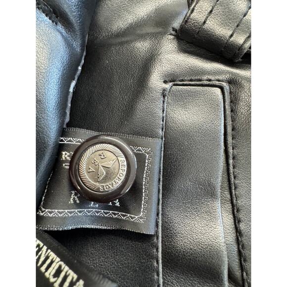 NEW "REPORTAGE" Leather Jacket, Made in Italy, Womens,Biker,Goth,FINAL SALE!!!! - Picture 15 of 16